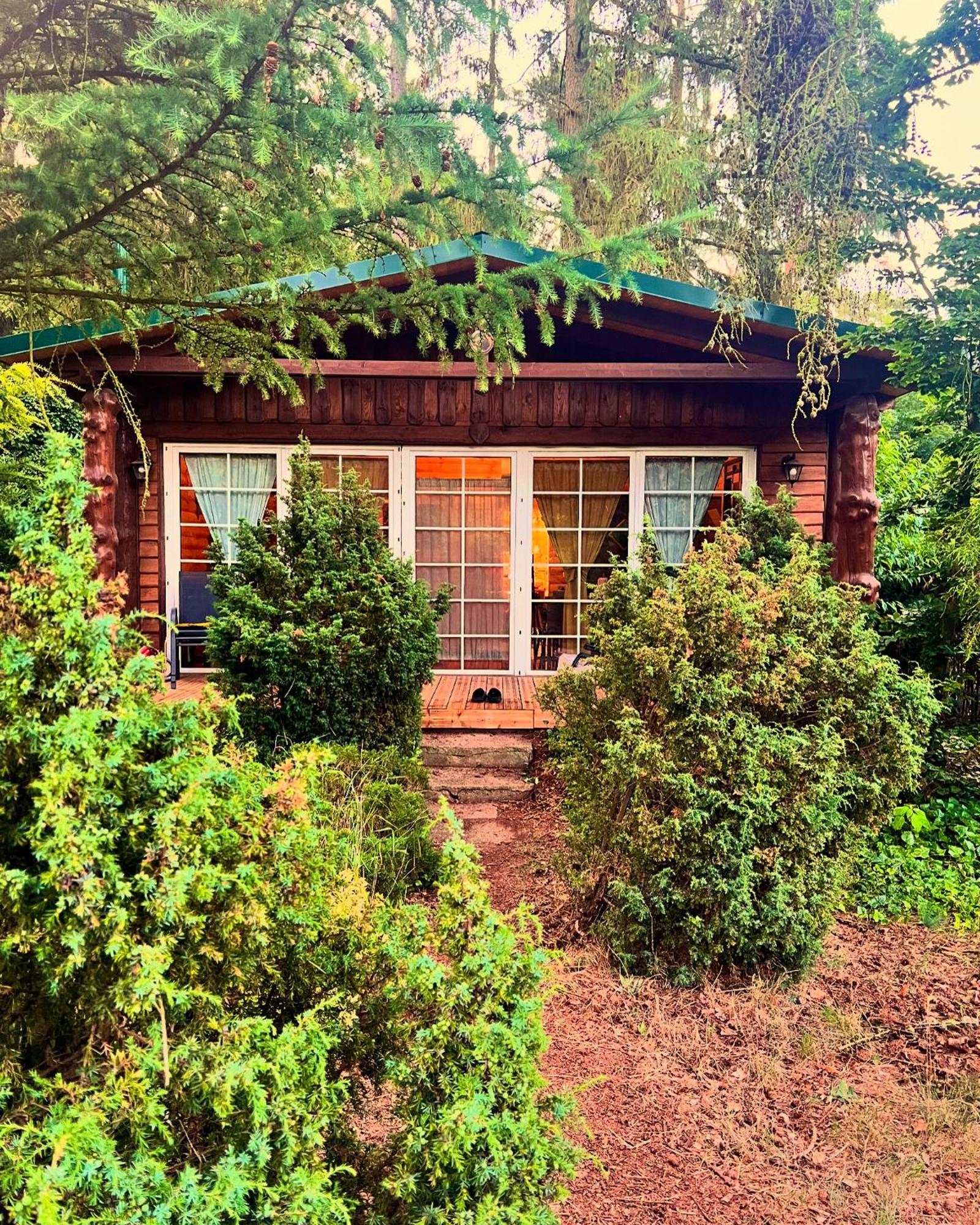 Holzhaus Baerenhoehle Am Wald Und *